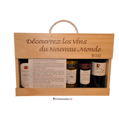Wijnbox: Wereldwijnen 6x25cl Wijnbox: Wereldwijnen 6x25cl